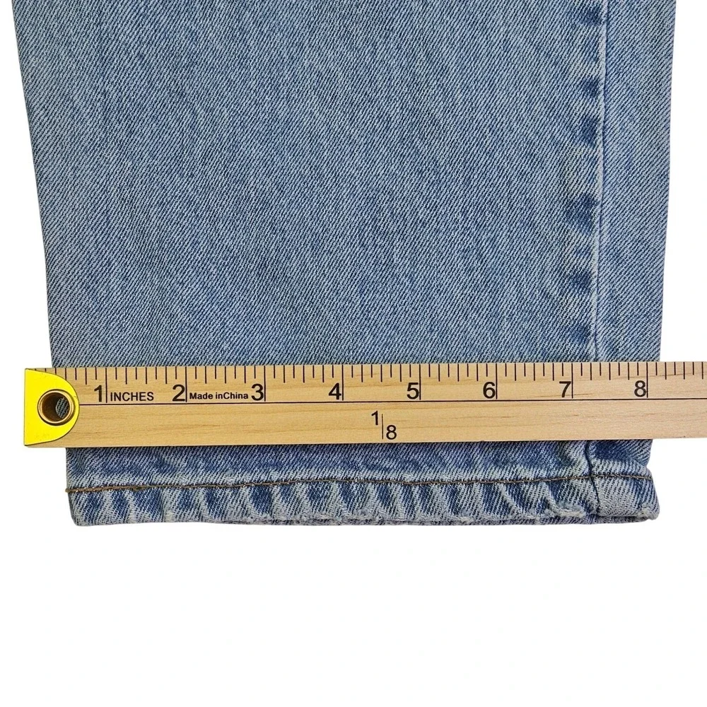 Levis 550 Relaxed Fit Jeans Mens 40x30 Light Wash Blue Tapered Denim 00550-4891